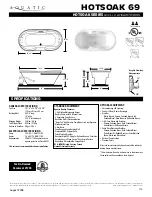 Aquatic HOTSOAK 69 AI16AIR7036HS Specification Sheet preview