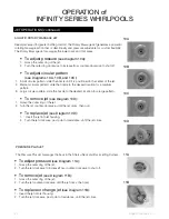 Preview for 20 page of Aquatic INFINITY 1 Owner'S Manual & Installation Manual