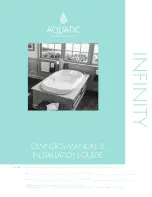 Aquatic iNfiNity serIes Owner'S Manual & Installation Manual preview