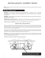 Preview for 9 page of Aquatic Millenium Series Owner'S Manual & Installation Manual