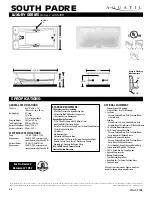 Aquatic SOUTH PADRE ai6636R Specification Sheet preview