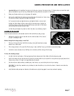 Preview for 8 page of Aquatica Digital 20060 Operating Manual