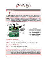 Preview for 19 page of Aquatica Digital 35000 Instruction Manual