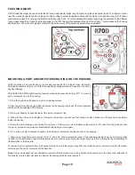 Предварительный просмотр 13 страницы Aquatica Digital A70D Operating Manual