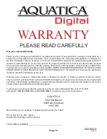 Preview for 19 page of Aquatica Digital A7D Mk II Operating Manual