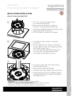 Preview for 3 page of Aquatica Digital AQ-FB-INST Installation Manual