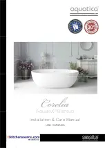 Aquatica Digital AquateX Corelia Installation & Care Manual preview