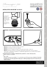 Preview for 5 page of Aquatica Digital AquateX Purescape 720 Installation & Care Manual