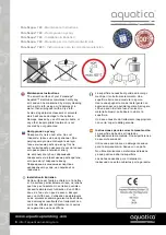 Preview for 8 page of Aquatica Digital AquateX Purescape 720 Installation & Care Manual