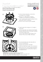 Preview for 7 page of Aquatica Digital Arabella Aquastone Bathtub Installation & Care Manual