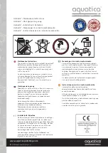 Preview for 8 page of Aquatica Digital Arabella Aquastone Bathtub Installation & Care Manual