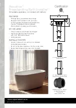 Preview for 6 page of Aquatica Digital Lullaby Mini Installation & Care Manual