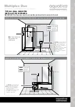 Preview for 5 page of Aquatica Digital Multiplex Duo Installation & Care Manual