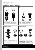 Preview for 10 page of Aquatica Digital Multiplex Duo Installation & Care Manual