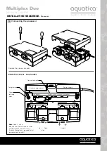 Preview for 11 page of Aquatica Digital Multiplex Duo Installation & Care Manual