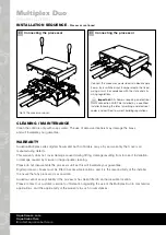 Preview for 16 page of Aquatica Digital Multiplex Duo Installation & Care Manual