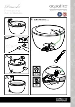 Preview for 3 page of Aquatica Digital Pamela Installation & Care Manual