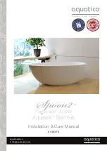 Preview for 1 page of Aquatica Digital Spoon2 Purescape 204AM Installation & Care Manual