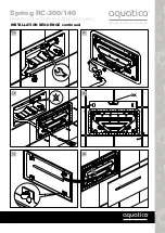 Preview for 5 page of Aquatica Digital Spring RC-300/140 Installation & Care Manual