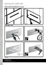 Preview for 6 page of Aquatica Digital Spring RC-300/140 Installation & Care Manual