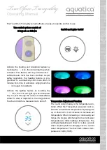 Preview for 13 page of Aquatica Digital True Ofuro Tranquility Series Manual