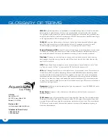 Preview for 22 page of AquaticLife 420035 Installation And Maintenance Manual