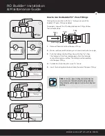 Preview for 4 page of AquaticLife RO Buddie Installation & Maintenance Manual