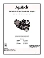 AquaTools 1 HP Owner'S Manual preview