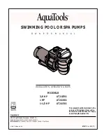 Preview for 1 page of AquaTools 1 HP Owner'S Manual