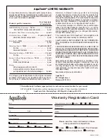 Preview for 11 page of AquaTools 1 HP Owner'S Manual