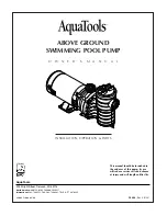 AquaTools ABOVE GROUND Owner'S Manual preview