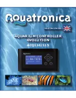 Предварительный просмотр 1 страницы Aquatronica evolution ACQ110 Instruction Manual