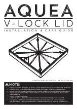 AQUEA 475-201 Installation & Care Manual preview