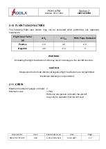 Preview for 13 page of Aquila AT01-100A 2021 Pilot Operating Handbook