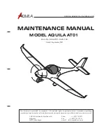 Aquila ATO1 Maintenance Manual preview