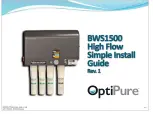 Preview for 1 page of Aquion OptiPure BWS1500 Simple Install Manual