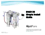 Предварительный просмотр 1 страницы Aquion OptiPure BWS175 Simple Install Manual