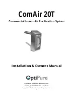 Предварительный просмотр 1 страницы Aquion OptiPure ComAir 20T Installation & Owner'S Manual