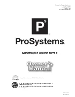 Предварительный просмотр 1 страницы Aquion ProSystems NRV 1044 Owner'S Manual