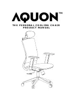 Aquion The Personal Cooling Chair Product Manual предпросмотр