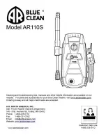 Preview for 20 page of AR Blue Clean AR110S Instruction Manual