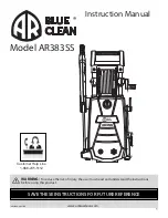 Preview for 1 page of AR Blue Clean AR383SS Instruction Manual