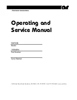 Предварительный просмотр 1 страницы AR 10006896 Operating And Service Manual