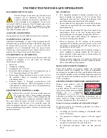 Предварительный просмотр 6 страницы AR 10006896 Operating And Service Manual