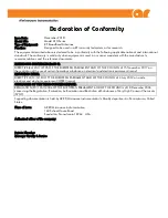 Preview for 3 page of AR 10008384 Operating And Service Manual