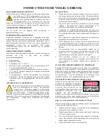 Предварительный просмотр 12 страницы AR 10008384 Operating And Service Manual