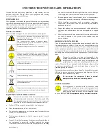 Preview for 5 page of AR 10011716 Operating And Service Manual