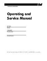 Preview for 1 page of AR 10044292 Operating And Service Manual