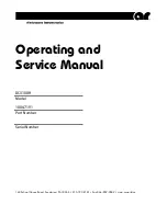 Предварительный просмотр 1 страницы AR 10047191 Operating And Service Manual