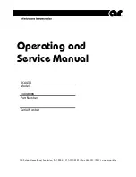 AR 10048084 Operating And Service Manual предпросмотр